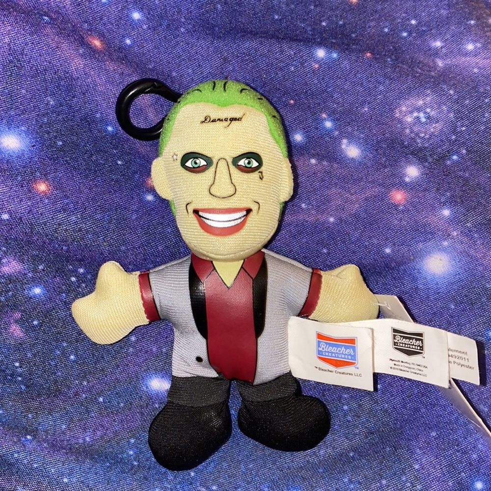 Jarad Leto Suicide Squad Joker Plush Keychain